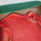 Vintage green luggage suitcase