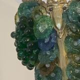 Chandelier in Italian glass paste Murano art deco