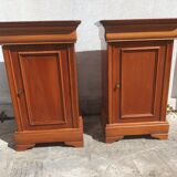 Pair of cherry bedsides