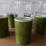 5 verres vintage par Henry & Miller Industries N.Y.C.