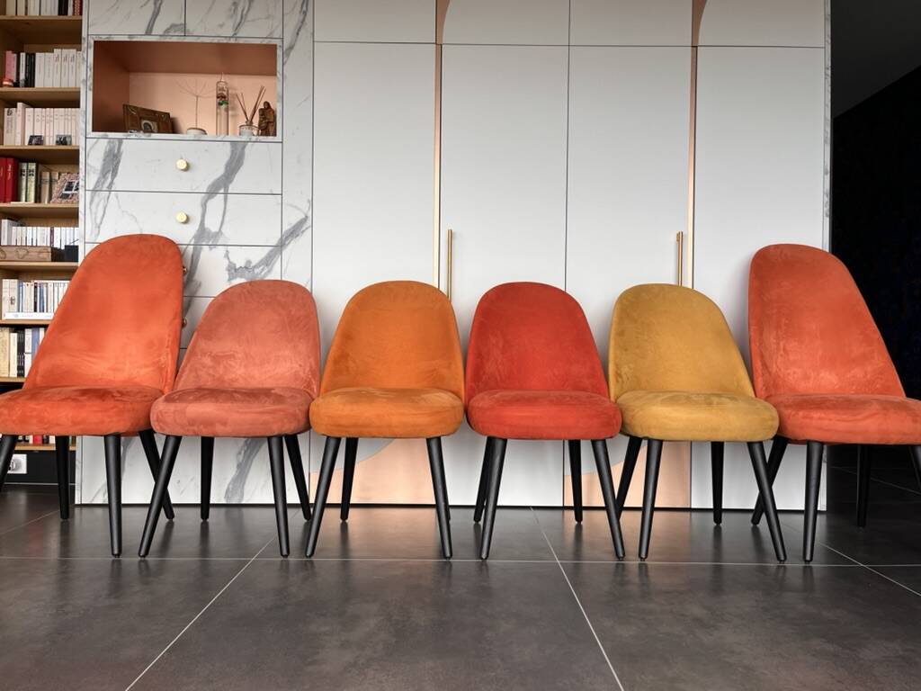 Set of 6 Roche Bobois Identities chairs