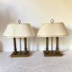 Pair of lamps style hot water bottle touch, 80s