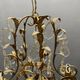Vintage Italian Florentine Gold Gilt Tole Chandelier 1950’s 