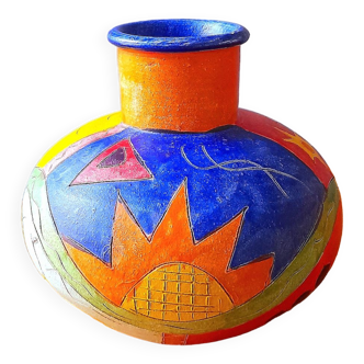 Colored vase 70s