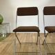 Pair of folding chairs eyrel made in france 1970s