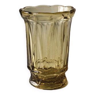 Amber Art Deco vase