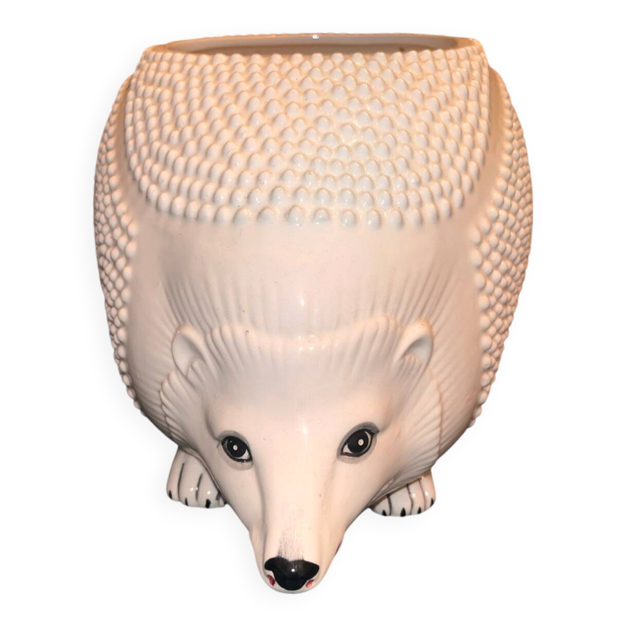 Hedgehog cache pot from the 1970s