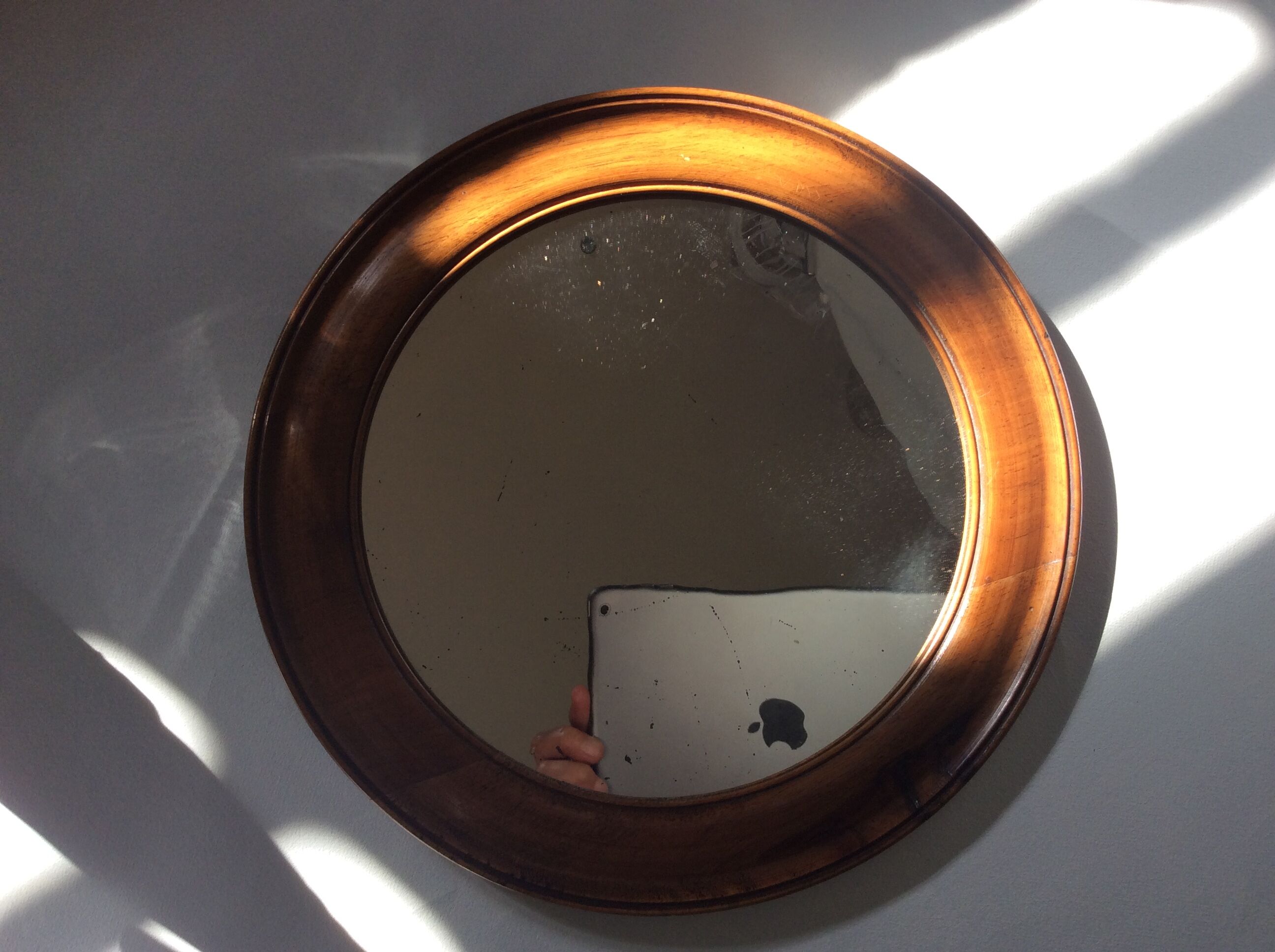19th Mirror  - 25 x 25