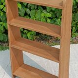 Solid wood bookcase shelf