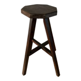 Wooden workshop stool