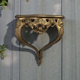 Vintage baroque hanging table/console in gold