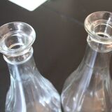 2 Fidenza glass carafes