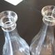 2 carafes en verre Fidenza