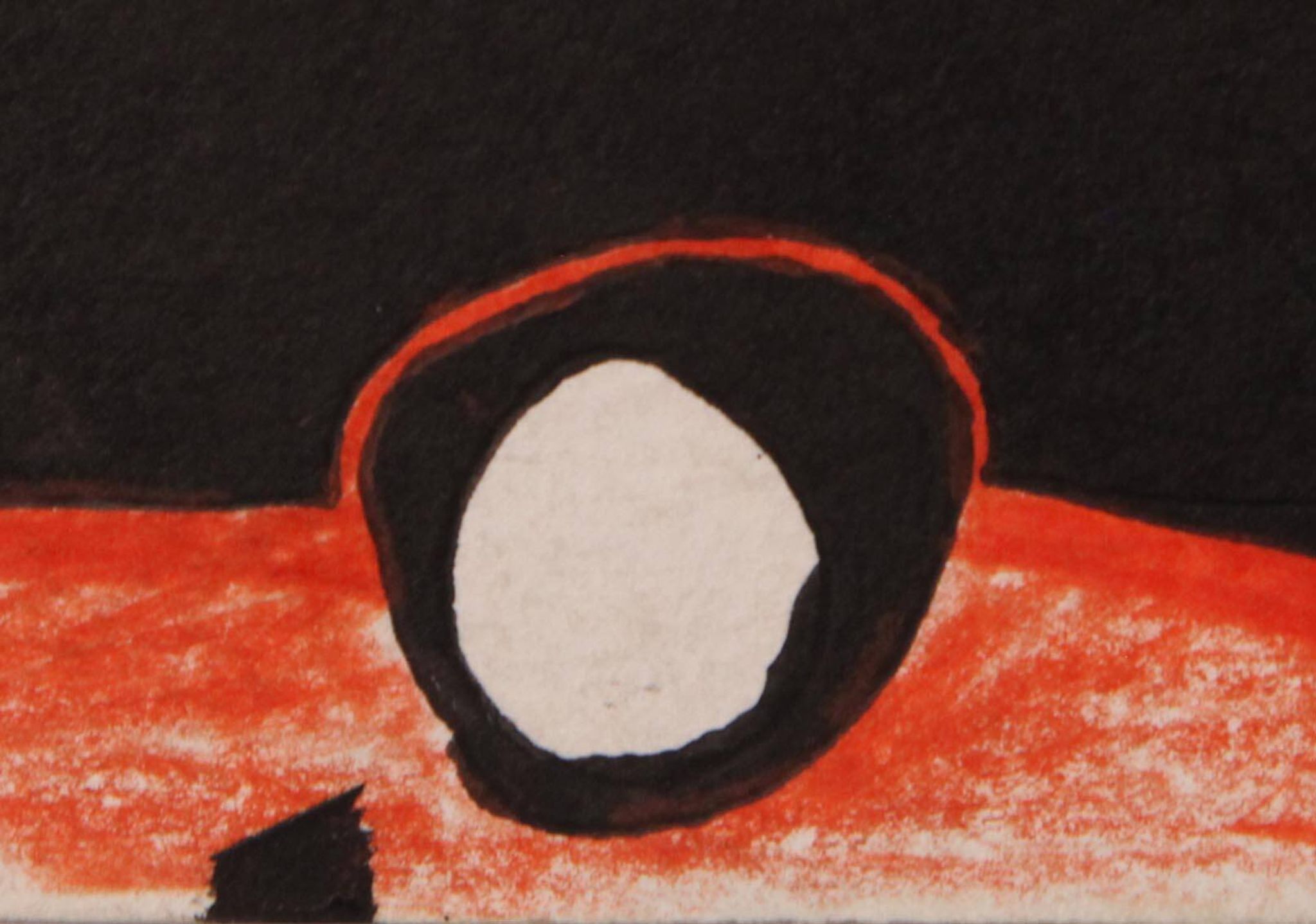 Dessin encre de chine sur papier de Gérald Foltête 2008 - 10x15 cm