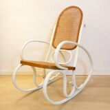 Fauteuil à bascule art nouveau