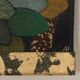 Painted canvas, contemporary decorative panel, "The Lost Paradise"