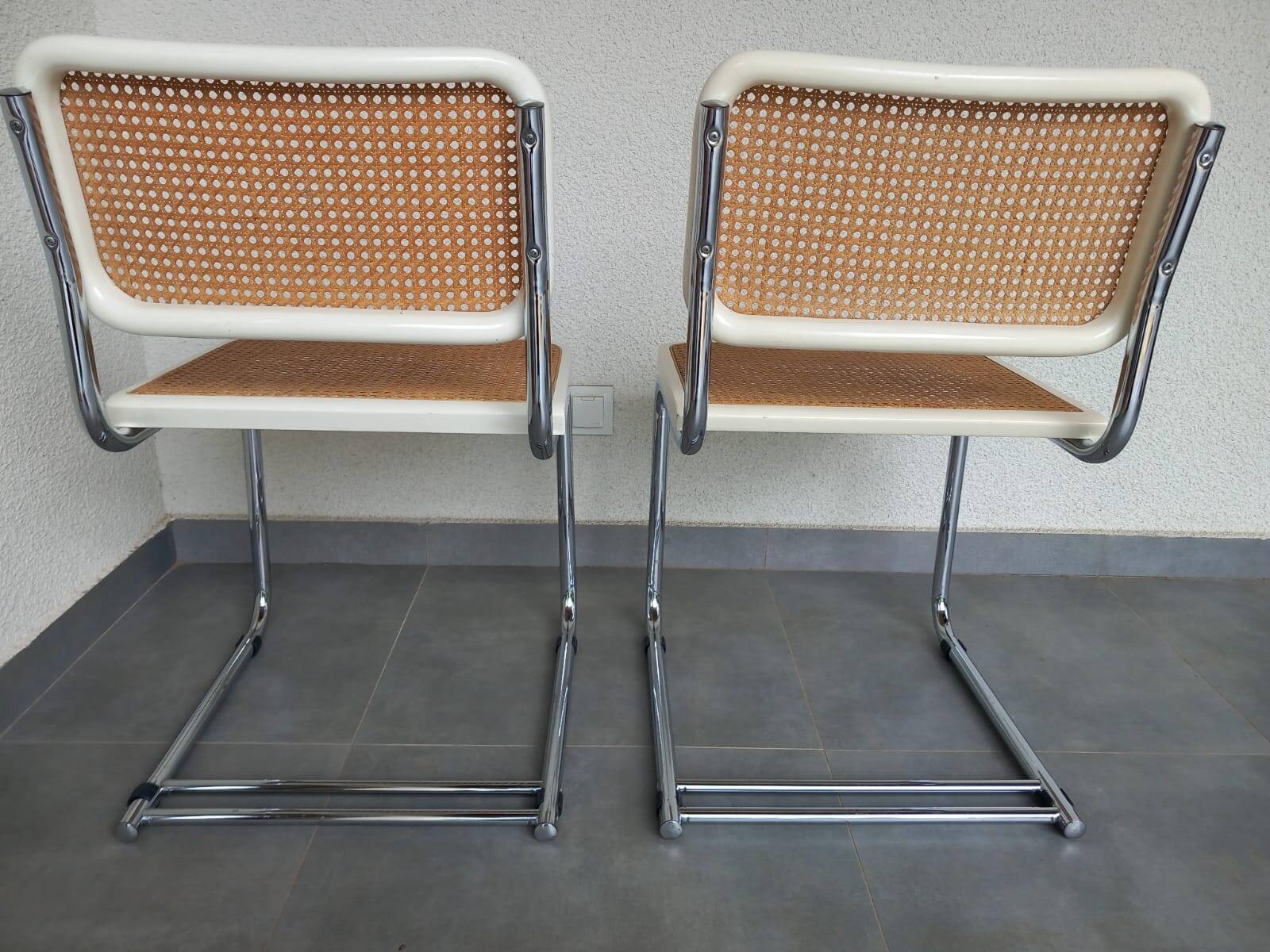A pair of Italian chairs from the 1980s
