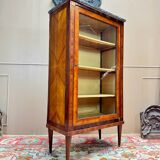 Louis XVI Marquetry Display Cabinet, 18th Century