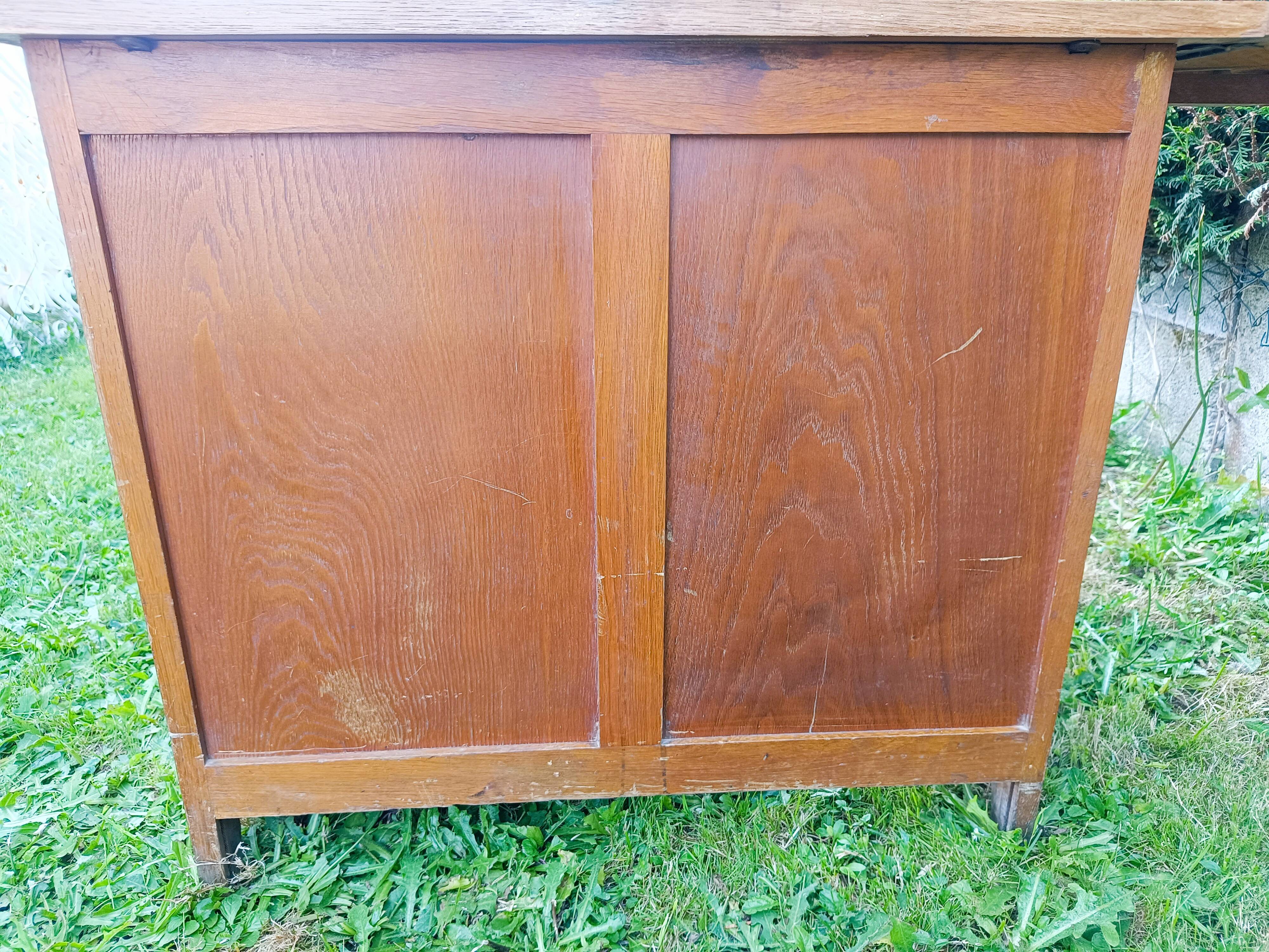 Antique solid oak desk