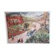 50s school poster Rossignol collection, autumn-the village plan