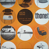 Pierre Paulin CM 190 heater for Thonet with Lelièvre fabric