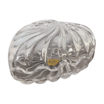 Heart-shaped crystal jewelry box