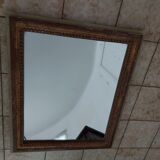 Louis XVI-style wooden mirror  50x60cm