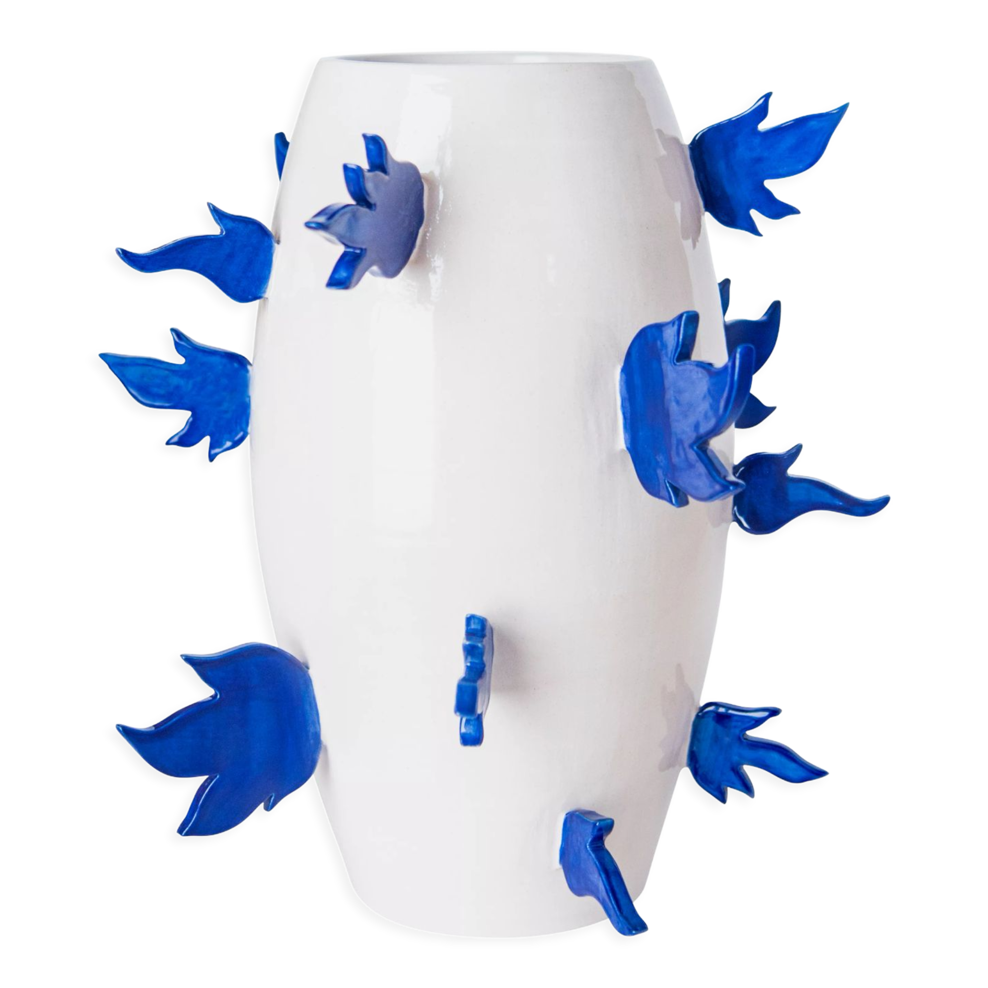 Blue Flame Vase