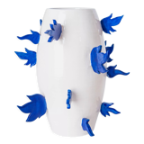 Vase à flamme bleue