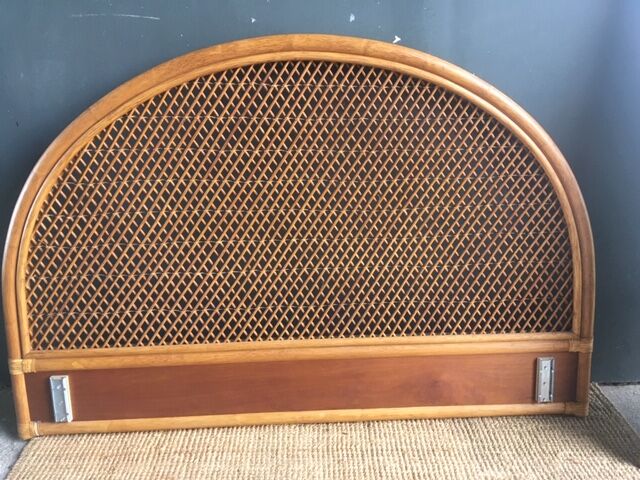Headboard wicker rattan 140 cm
