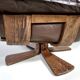 2 Leather and Oak Swivel Armchairs by Carl Straub, 1960s