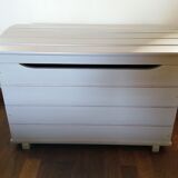 Aged patinated storage chest
