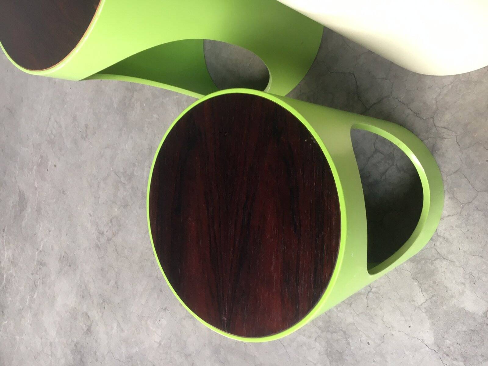 Mid-Century Modern Space Age Design Nesting Table Set by Opal, Germany, 1960s, Set of 3