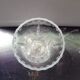 Old vase crystal carved decoration chisled vintage decoration