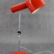 Lampe de bureau rouge Josef Hurka des années 1960 pour Napako, Tchécoslovaquie