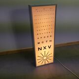 Vintage visual acuity scale