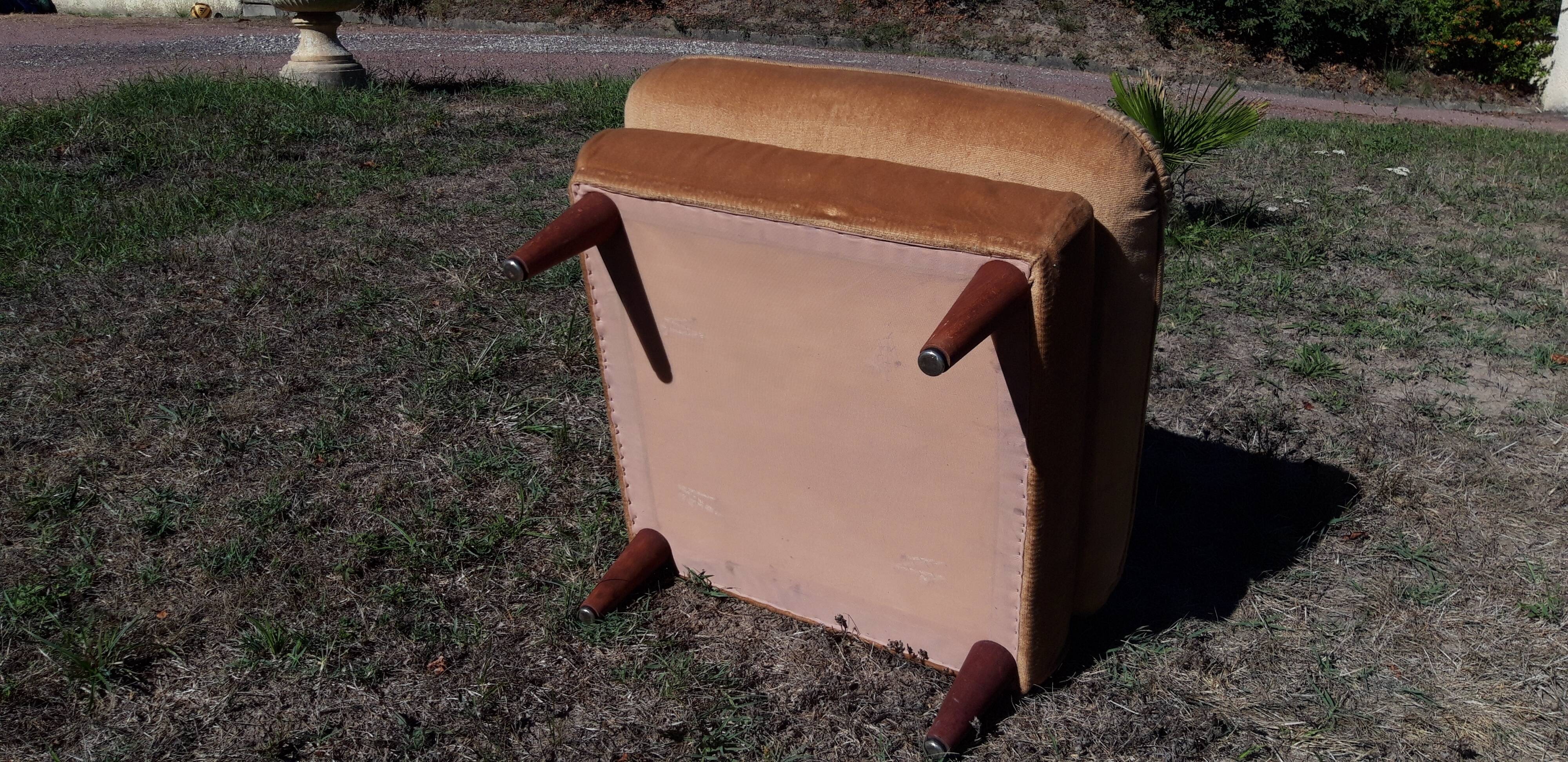 Pouf carré marque Gamba