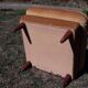 Pouf carré marque Gamba