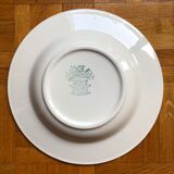 Assiette English style "Hare & Hounds" Luneville France
