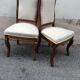 Paire de chaises chêne massif