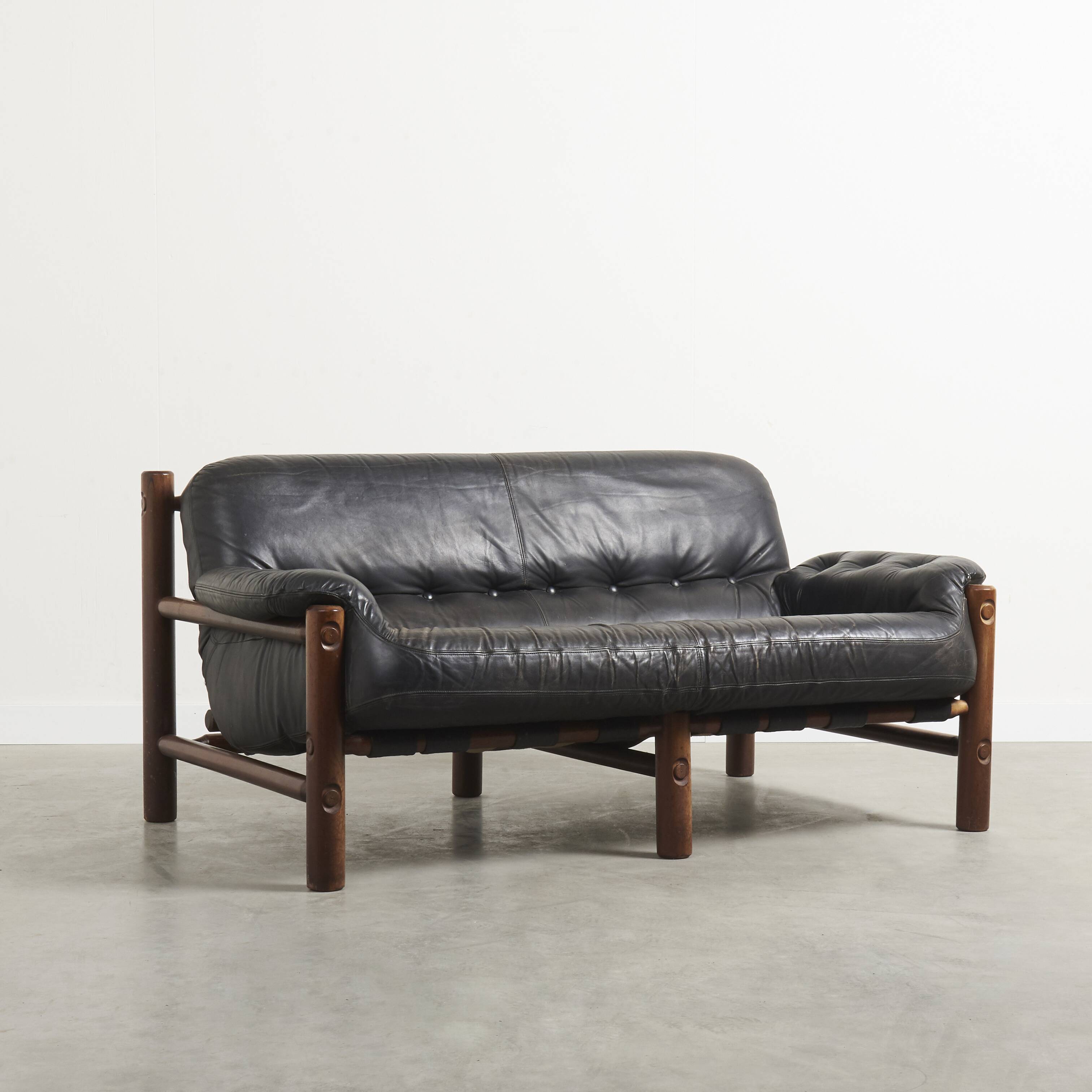 Vintage brutalist / Brazilian style sofa, 1960s