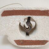 Lamp stone carved design 70s