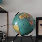 Terrestrial tripod globe dry map 1969