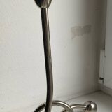 Vintage silver metal candle holder