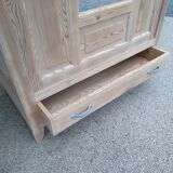 Art Deco cabinet raw wood