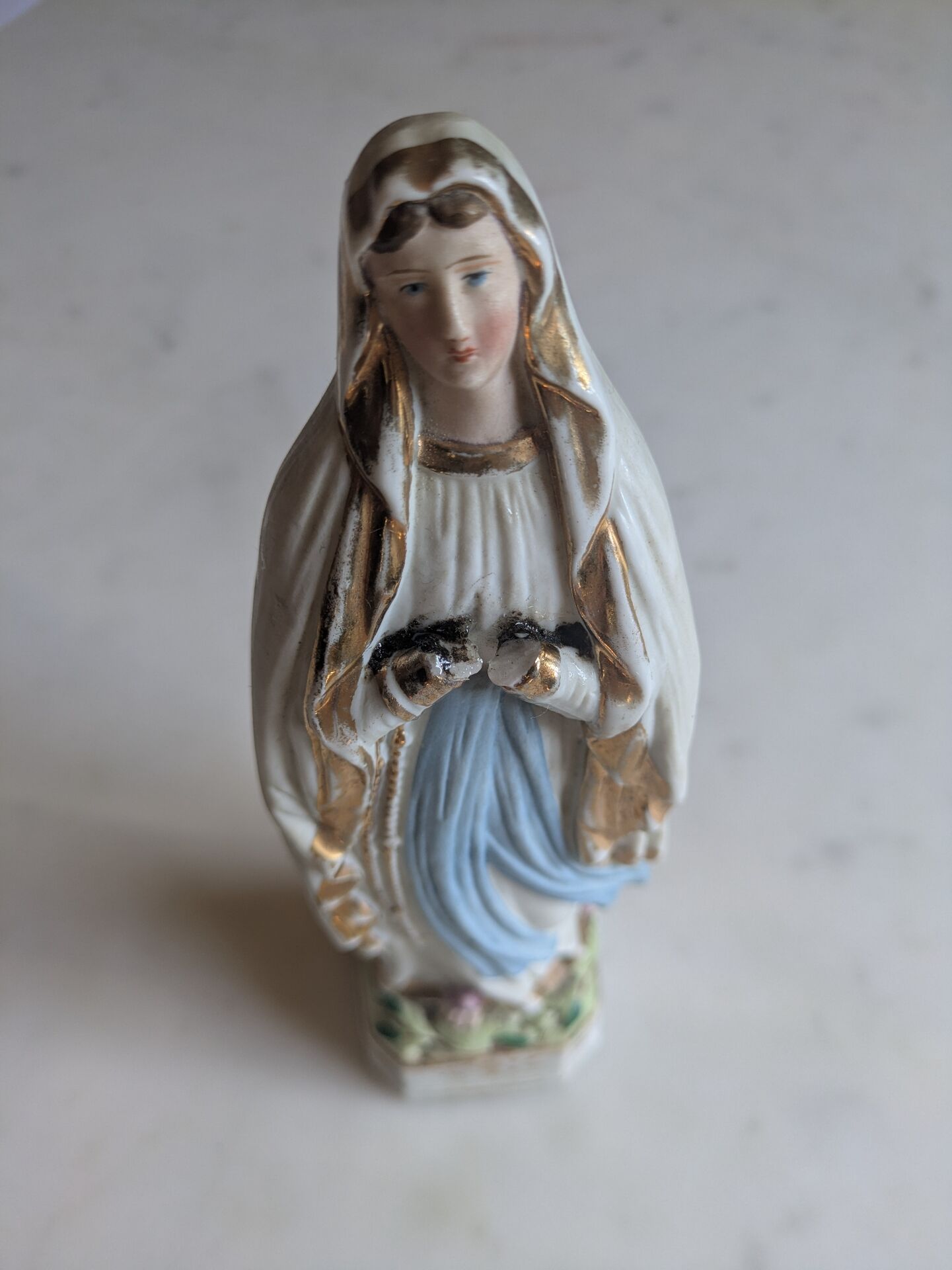 Statuette de la Sainte Vierge, fin XIXeme - début XXeme