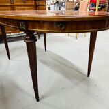 Inlaid rosewood dining table