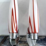 Vintage chrome wall lights