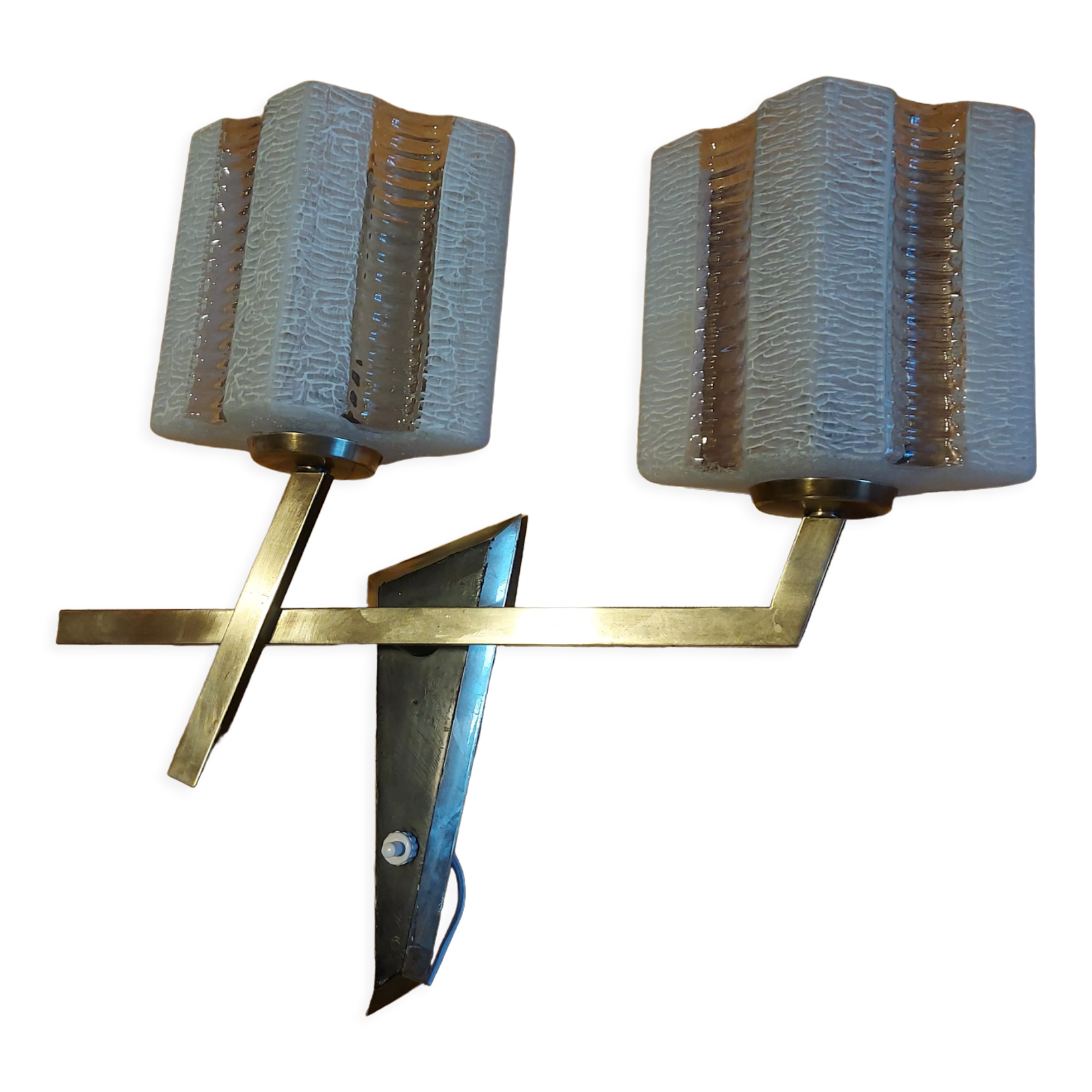 Glass wall lamp 50'S Lunel