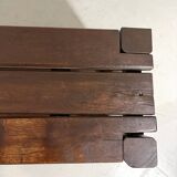 Large brutalist oak bench wall table 1900’s